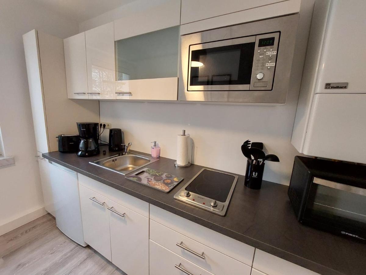 Helles Modern Eingerichtetes Apartment Halle  Exteriér fotografie